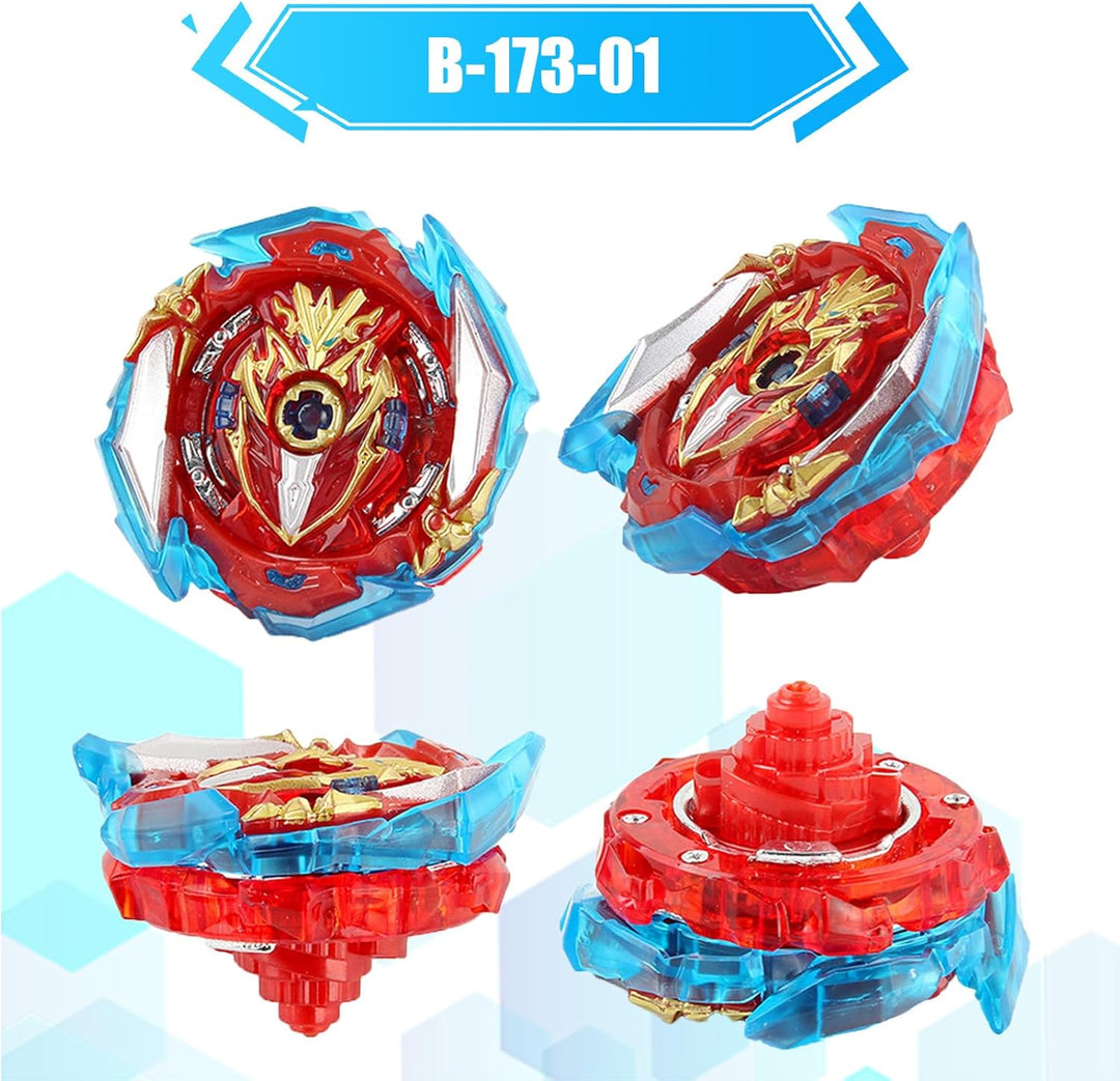 Gyroscope Turbo Set, 3D Arena Metall Fusion KampfKreisel, Mit Battling Top Launcher, Geschenk-Sets(1