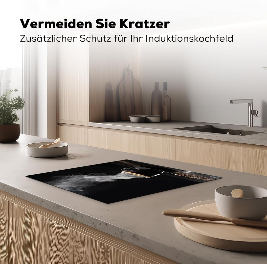 KitchenYeah© Herdabdeckplatte Einteilig Ceranfeld Abdeckplatte Küche Deko Ceranfeldabdeckung Herdabd