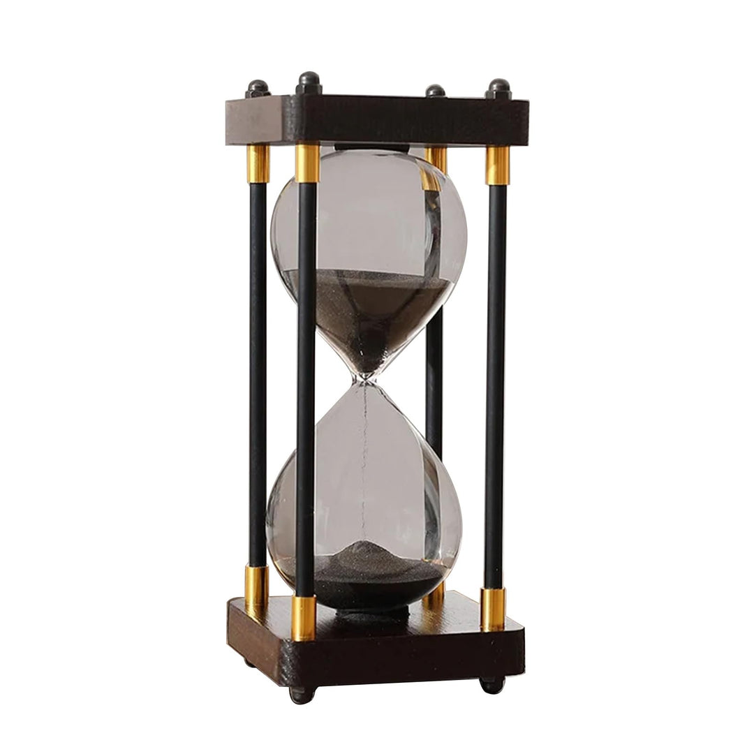 Grosse Sanduhr 60 Minuten, Sanduhr aus Holz, Regenbogen Glas Deko Sanduhren, Geschenk Sanduhr, für H