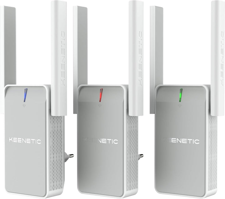 Keenetic Buddy 6 AX3000 Mesh Wi-Fi 6 Range Extender with Gigabit Ethernet Port