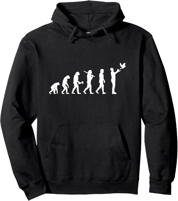 Brieftaubenzüchter Evolution Brieftauben Taubenzüchter Pullover Hoodie