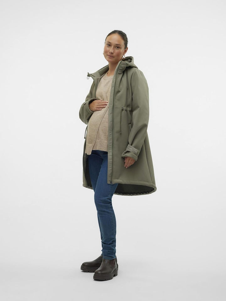 MAMALICIOUS Female Jacke Umstands-Jacke | Jacket Smokey Olive XS, Smokey Olive XS