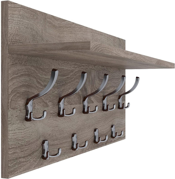 AKKE 40x70 | VERTI Garderobenpaneel Wandgarderobe Garderobe Wandpaneel Kleiderstange CHROM | TRÜFFEL