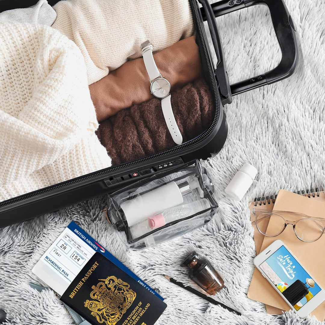 Flight Knight Premium Lightweight Suitcase - TSA-Schloss Mit USB-Anschluss - 8 Spinner-Rader - ABS-H