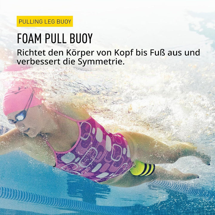 Finis Pull Buoy Foam Ages 12, Yellow/Black, One Size, 0616323200760
