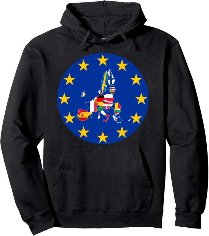 EU Flagge, Europa Flaggen, Fahne Europa, Europäische Union Pullover Hoodie