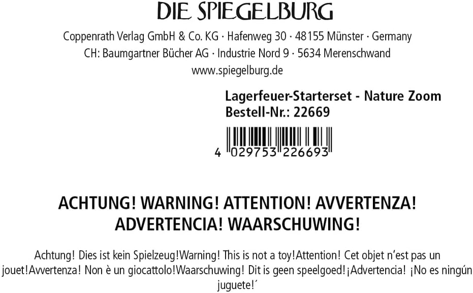 Die Spiegelburg - Lagerfeuer-Starterset - Nature Zoom