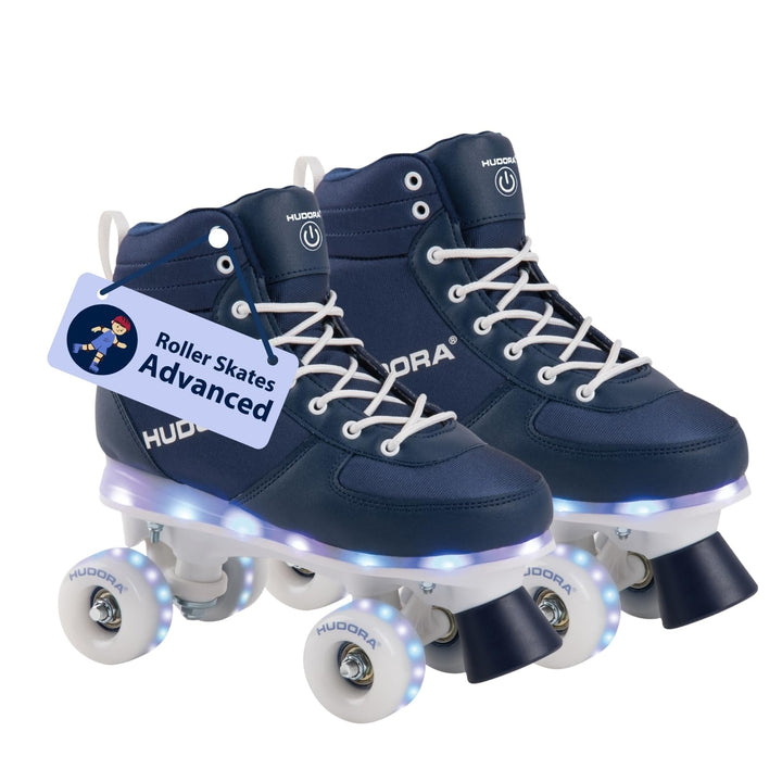 VORBESTELLUNG: Roller Skates Advanced, Navy LED, Gr. 29-38 31/32, 31/32
