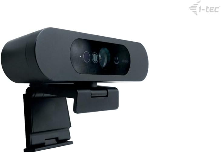 i-tec Solomon WH200 Webcam 2K mit Native Unterstützung für Windows Hello, Hochwertiges Mikrofon und