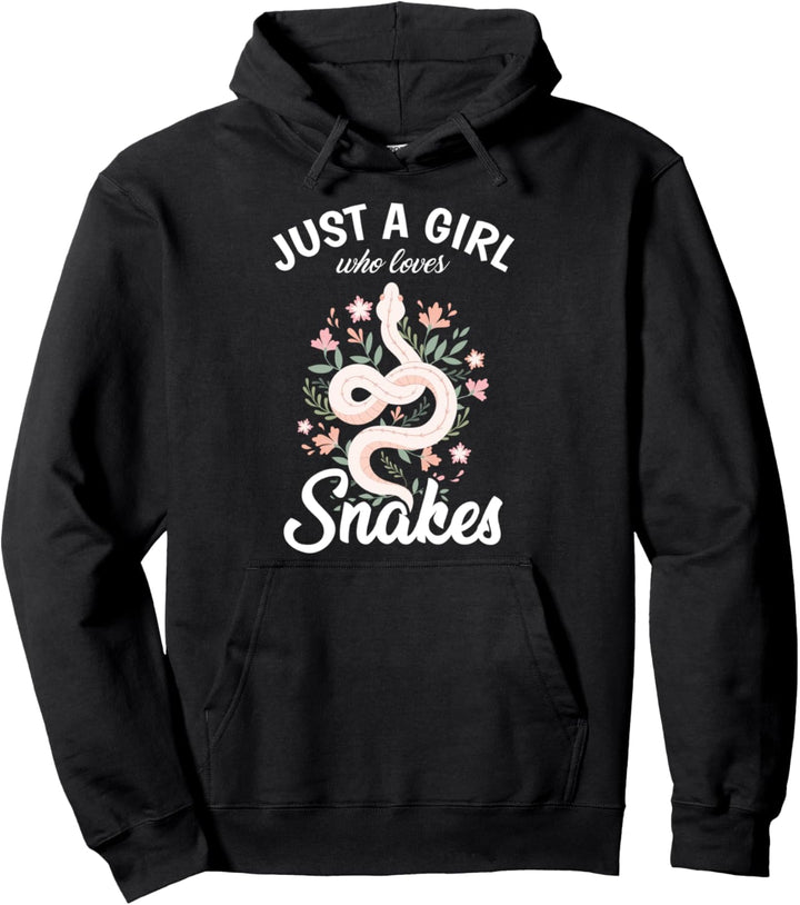 Nur ein Mädchen, das Schlangen liebt Snake Mom Snake Lovers Pullover Hoodie