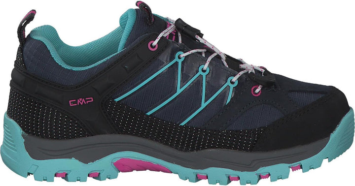 CMP Unisex Kinder Rigel Low Shoe Wp Trekking-& Wanderhalbschuhe 41 EU B Blue Acqua, 41 EU B Blue Acq