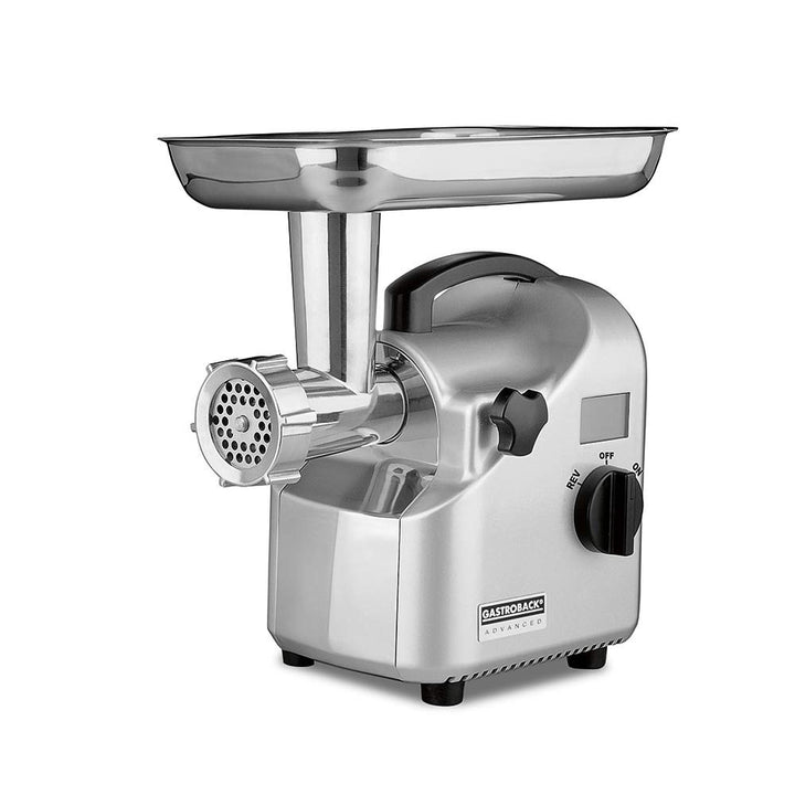 GASTROBACK #41409 Design Fleischwolf Advanced, Profi-Motor (Induktion/350 Watt), Digitalanzeige, Ede
