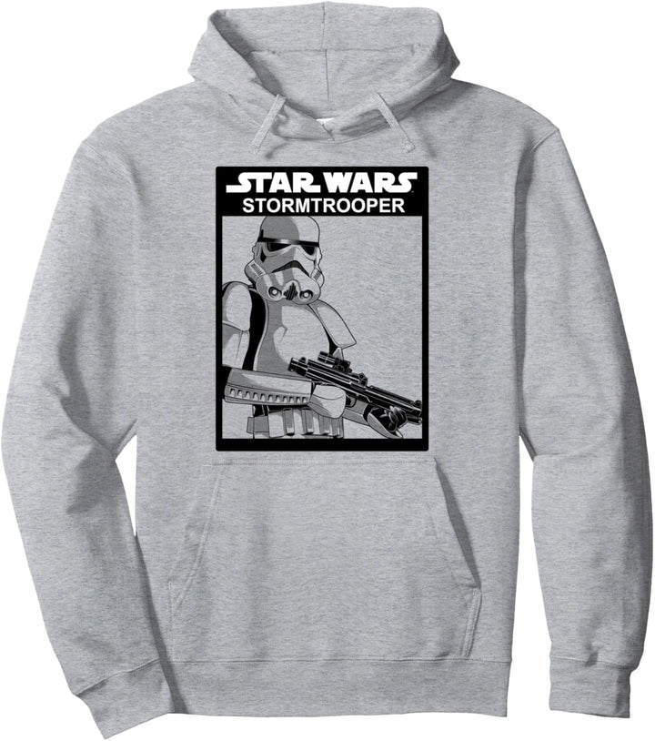 Star Wars Trooper Outlined Portrait Pullover Hoodie