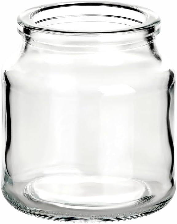 gouveo 12er Set Gewürzglas 200 ml (0,20 l) Gewürzglas 200 ml Rondo mit Glaskorken runde Vorratsgläse