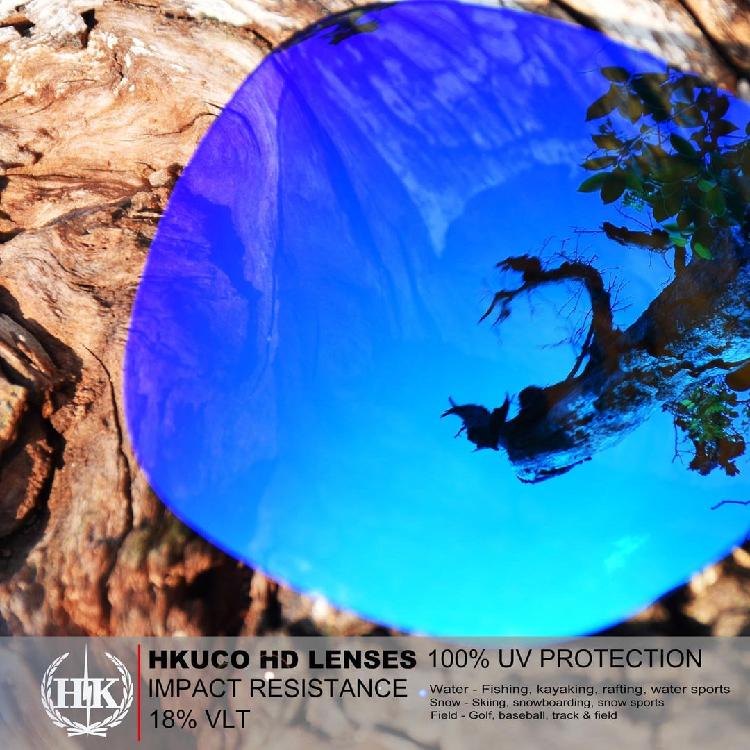 HKUCO Plus Replacement Lenses For Oakley Turbine - 4 pair Combo Pack
