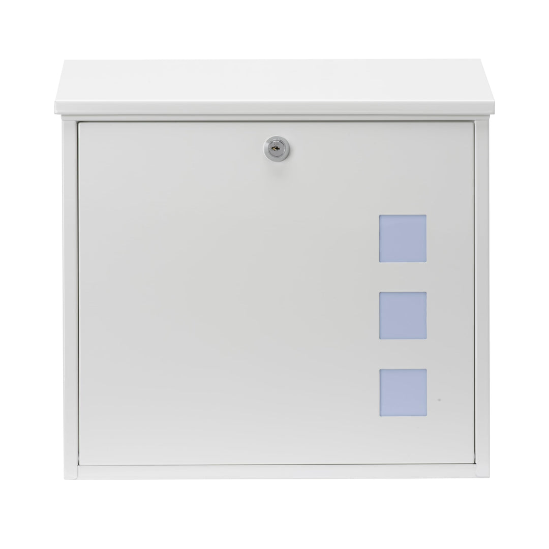 Sterling Aire Briefkasten, aus Stahl, weiss