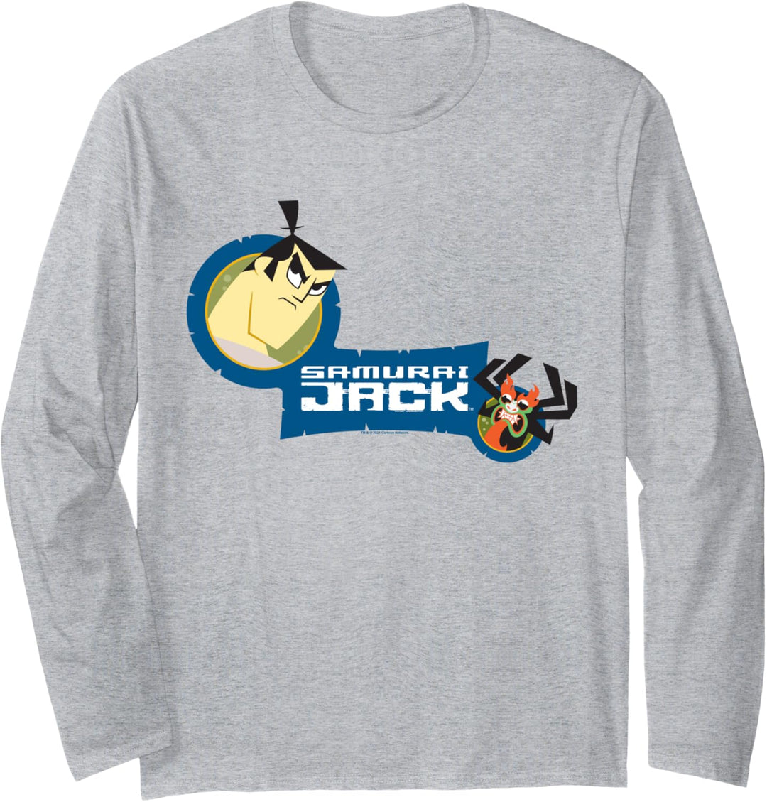 Samurai Jack Samurai Jack &amp; Aku Blue Langarmshirt