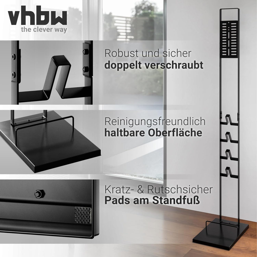 vhbw Staubsaugerhalter Ständer kompatibel mit Dyson V15 Detect Absolute, V15 Detect Complete, V6 Akk