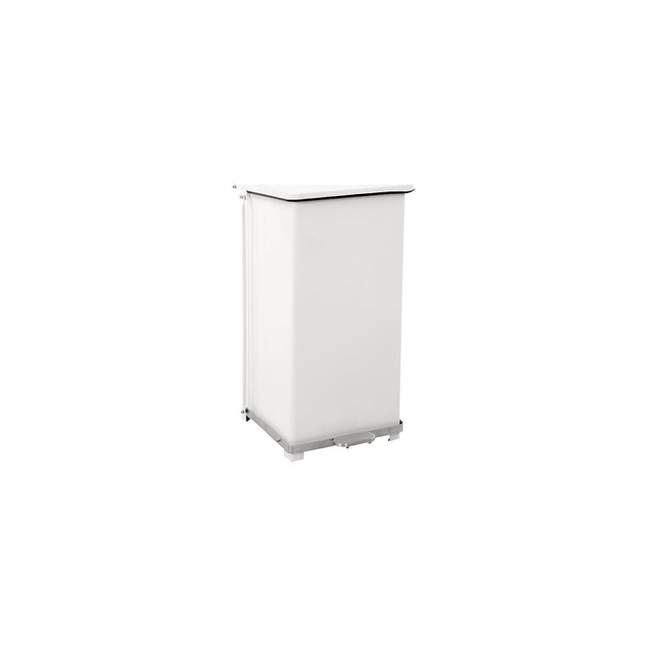 kaiserkraft | Industrie-Treteimer | Stahlblech | weiss RAL 9016 | Volumen 90 l | HxBxT 770 x 445 x 4