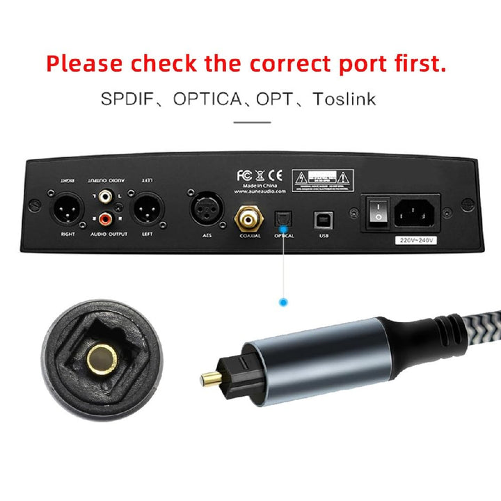 cablecc USB 2.0-A auf optisches Audiokabel, USB-A-Stecker auf Toslink-Buchse, digitales optisches Au