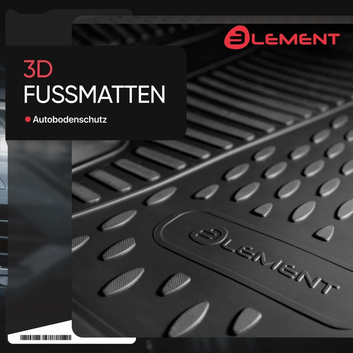 Element Gummimatten für Ford F250/F350 Eimer Sitze w/o 4x4 Shifter Crew Cab 2017 > 2 TLG HINTEN