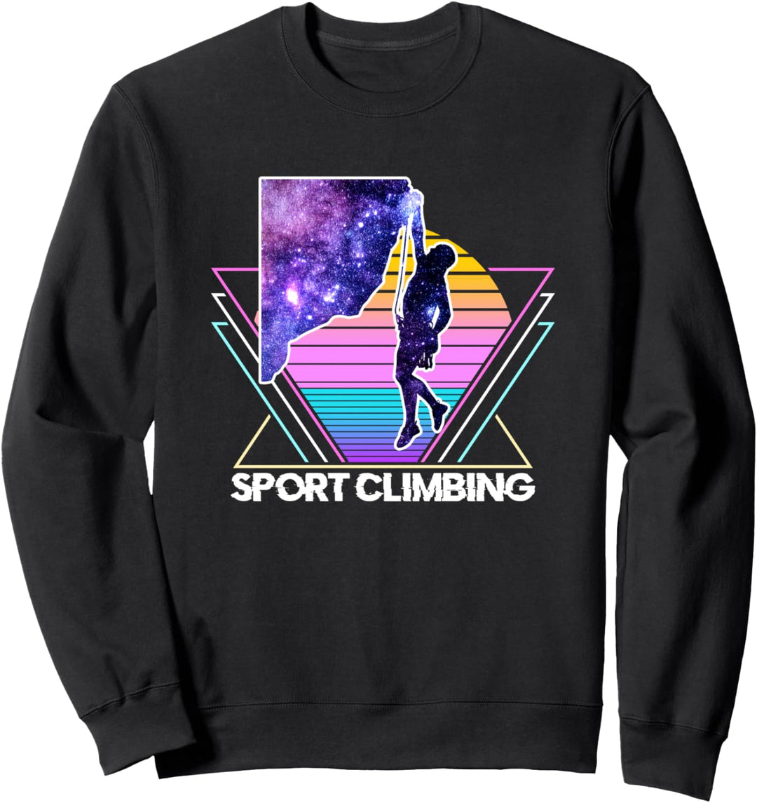 Sportklettern Retro Vintage Kletterer Sweatshirt