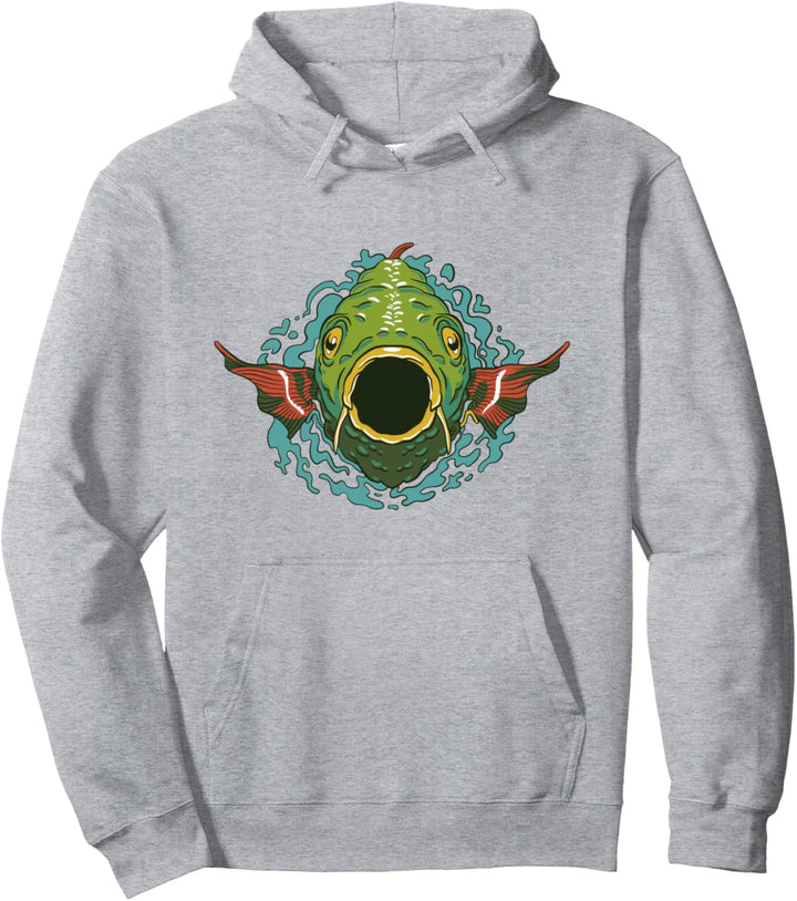 Karpfen Fisch Fluss Pullover Hoodie