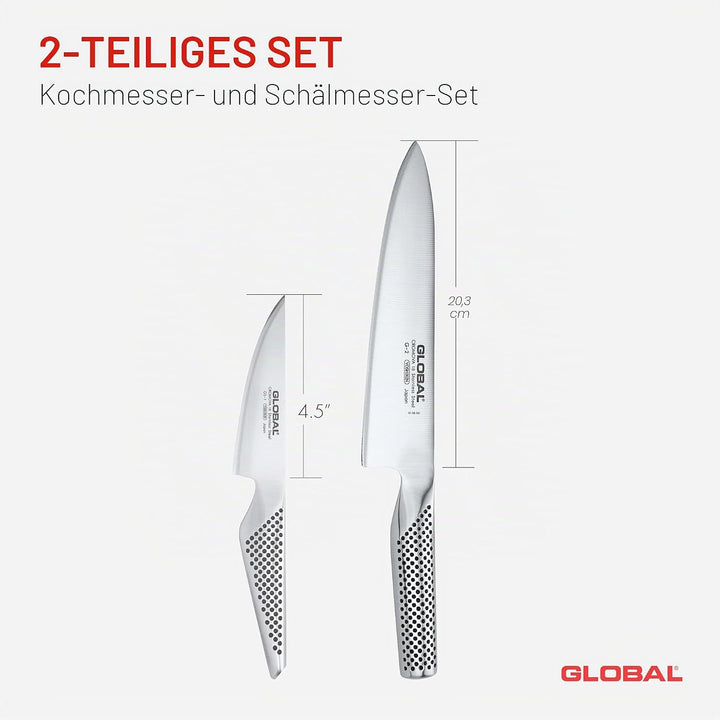 Global G-201 Messerset 2 teilig