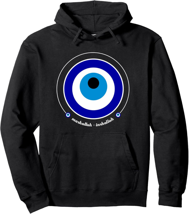 Böser Blick Nazar - Mashallah Inshallah MashaAllah - Blaues Auge Pullover Hoodie