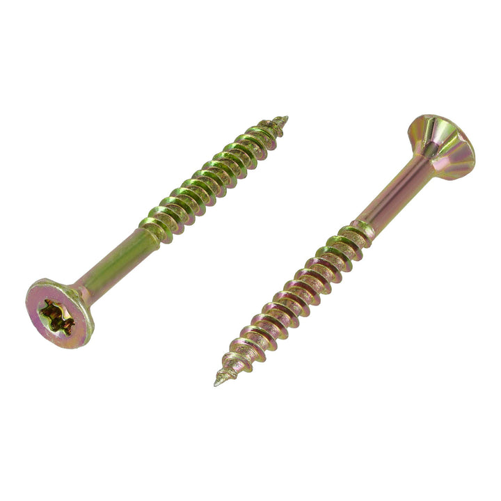 1000 Spanplattenschrauben mit Torx-Antrieb |(4,0 x 40 mm / 1000 Stück) |Holzbauschrauben mit TX-Buch