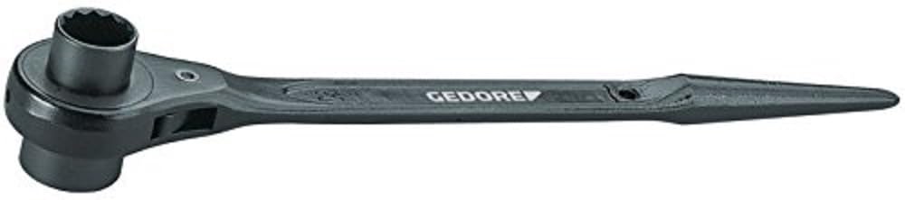 Gedore 1382853 29 19X22 Stahlbauknarre, Doppel-6-kant 19x22 mm, mmkk, 19x22 mm