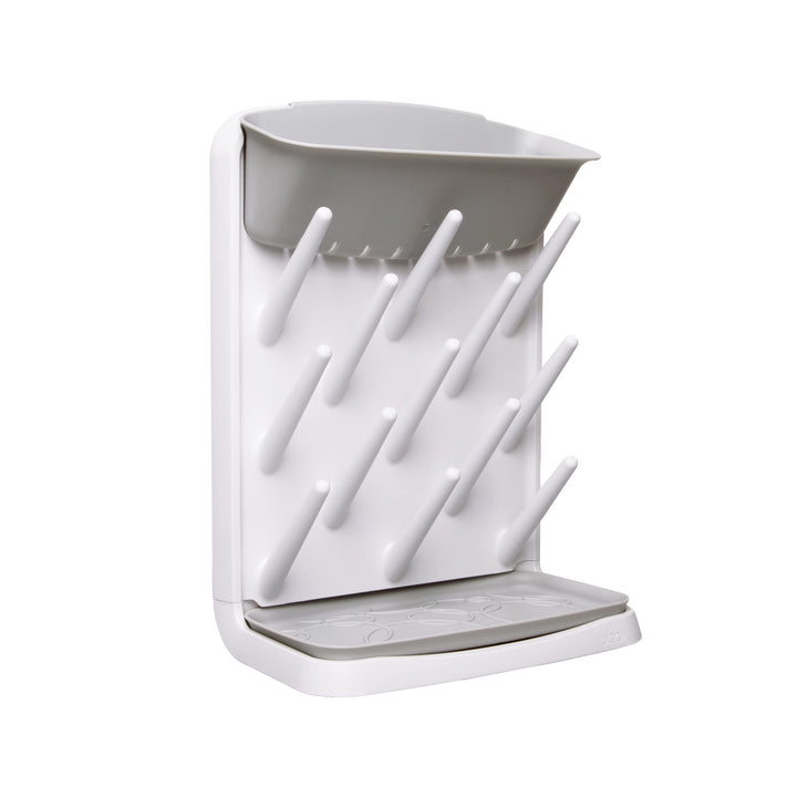 Ubbi Vertical Baby Bottle Drying Rack, Space Saving Countertop Drying Rack Baby Accessory, Grey Grey