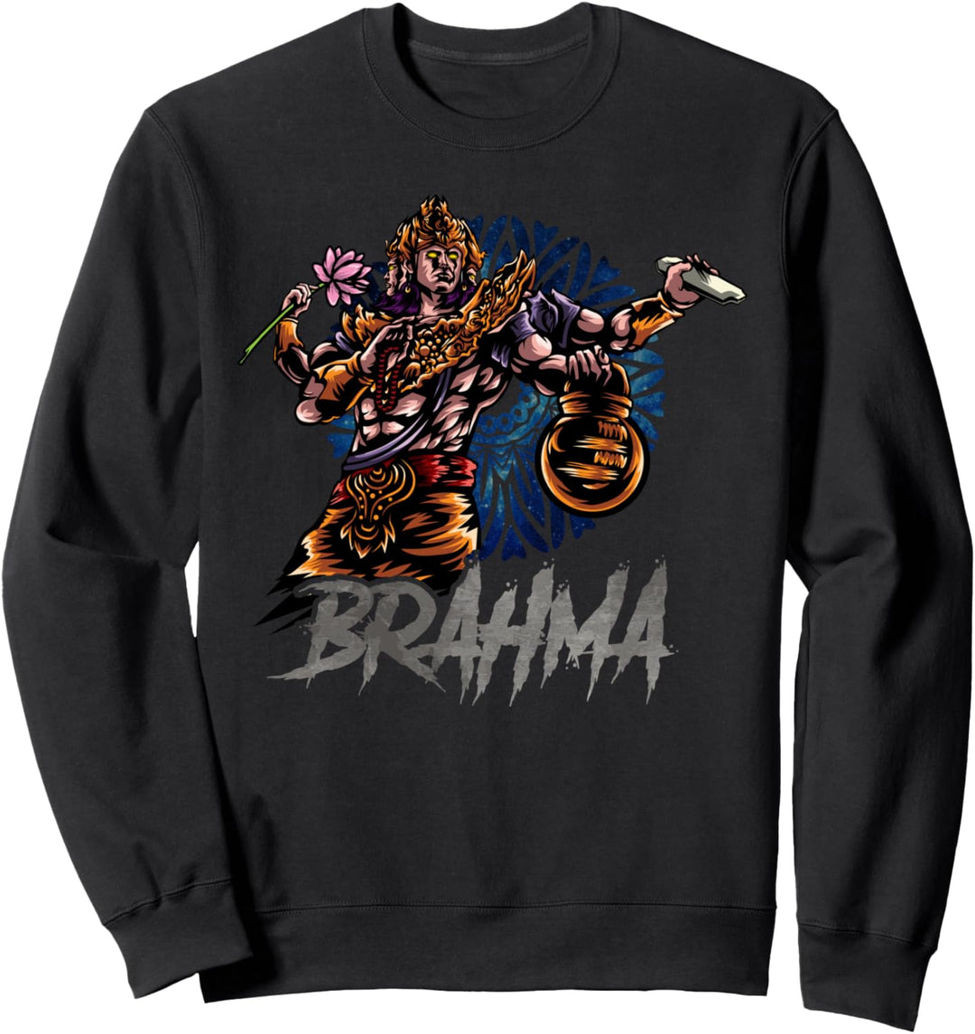 Brahma, Hindu Gott, Indien Religion, Alte Mythologie Sweatshirt