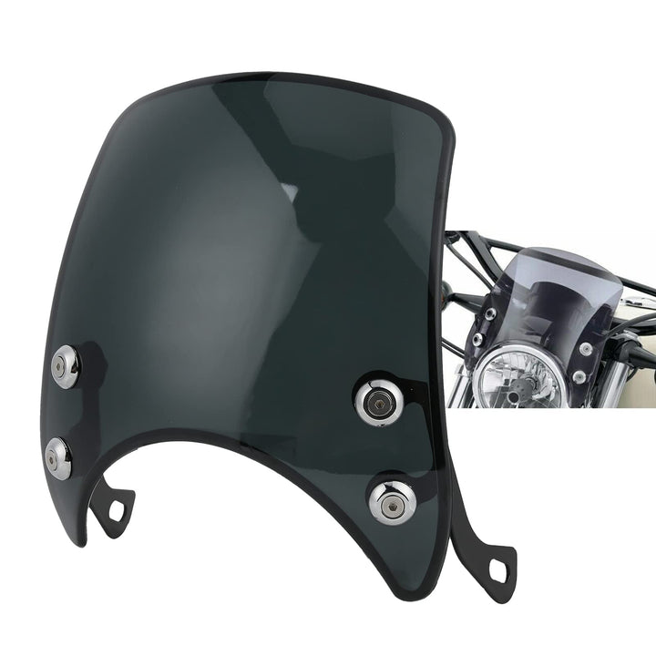 Motorrad Scheinwerfer Verkleidung Retro Universal Motorrad Fly Screen Wind Schutz Scheibe Motorrad Z