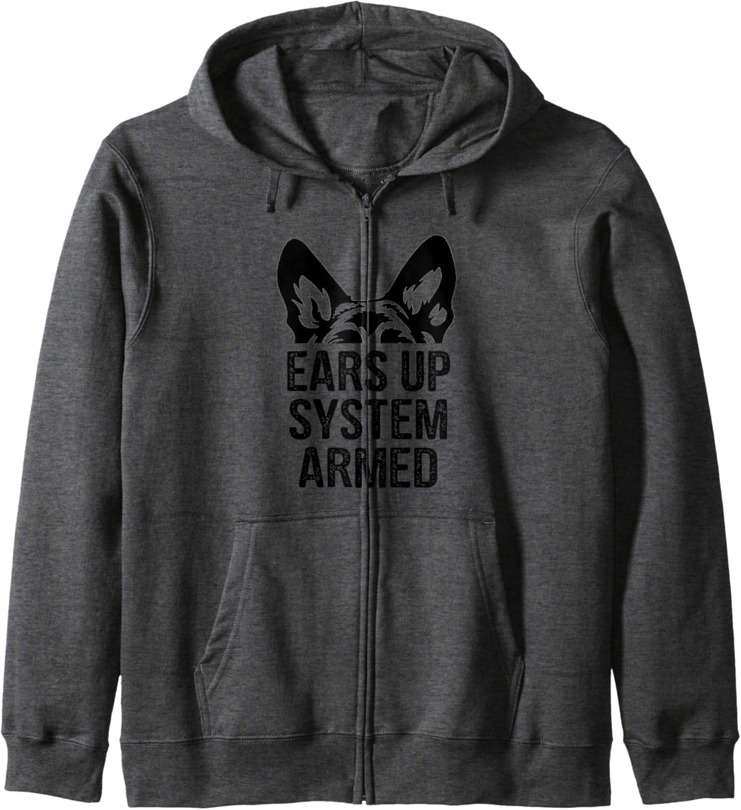 Ears Up System Armed - Deutscher Schäferhund Geschenke Kapuzenjacke