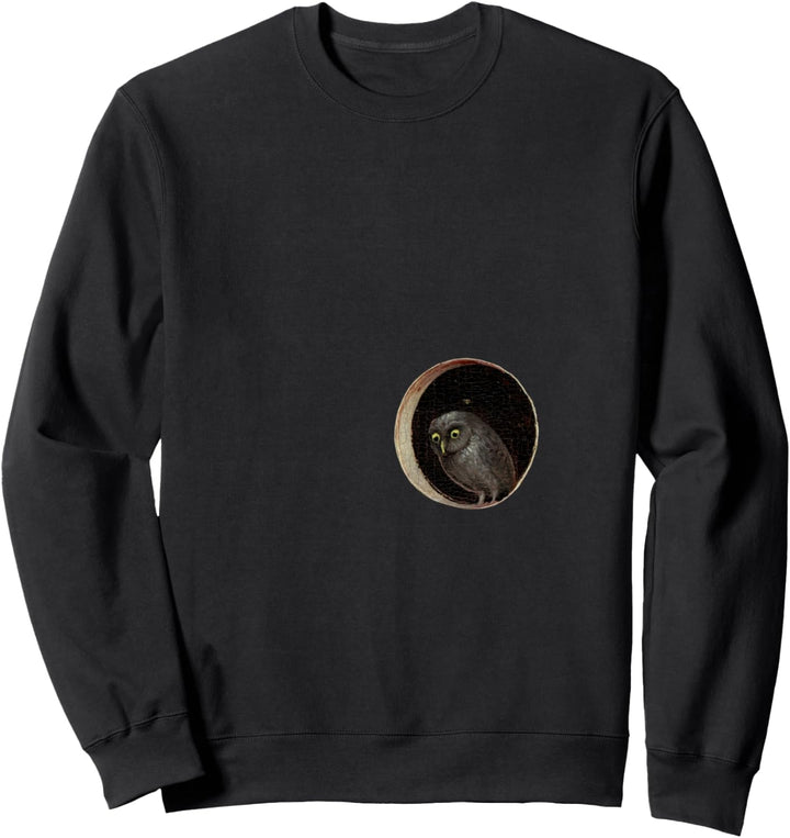 Hieronymus Bosch Eule Garten der Erdenfreuden Sweatshirt