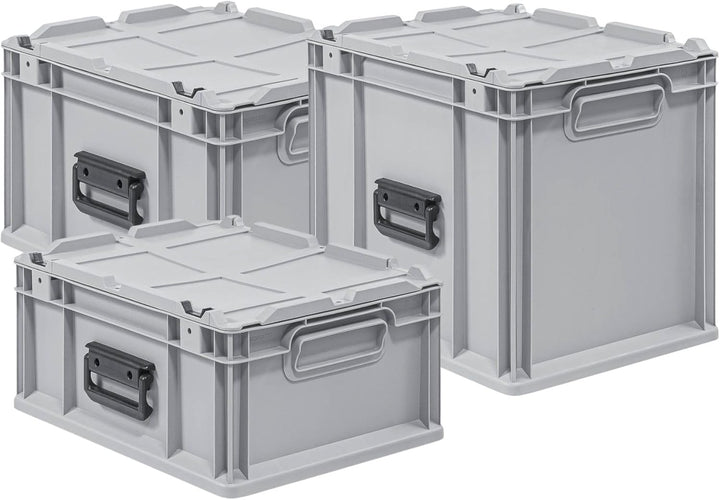 Mega Deal | 10x Proregal Eurobox NextGen Portable Duo |HxBxT 17x40x60cm HxBxT 17x40x60cm Grau, HxBxT