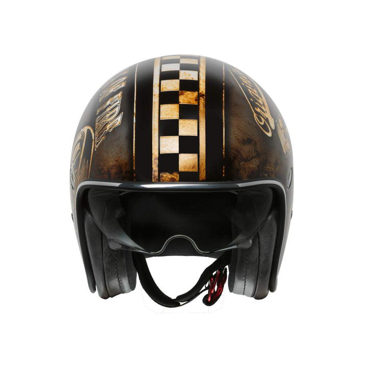 Premier Helm Vintage OP 9 BM,BRAUN/OCHER/SCHWARZ,M