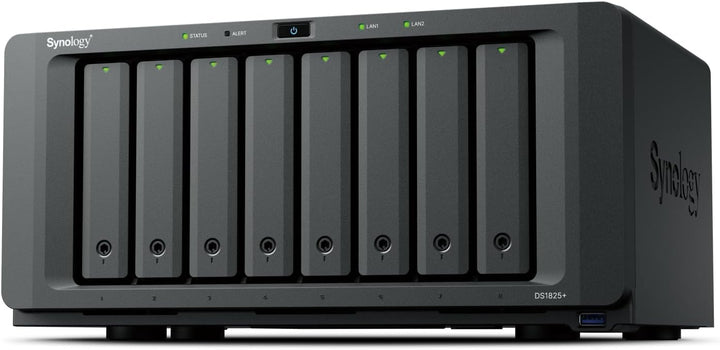 Synology DS1825+ 48TB Bundle (Seagate Ironwolf 8X 6TB) 8 Bay NAS Plus Series with Ryzen V1500B, 8GB