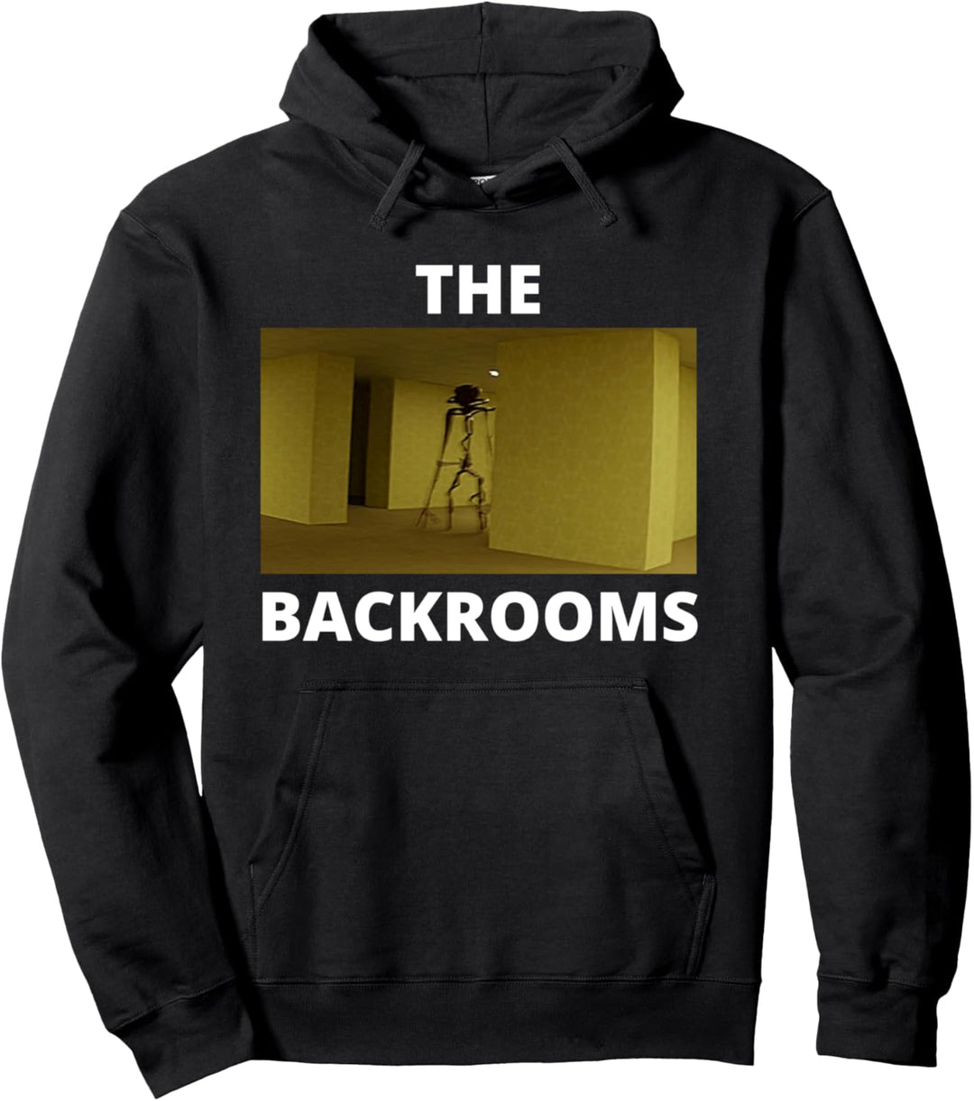 Willkommen bei The Backrooms Creepypasta Meme Pullover Hoodie