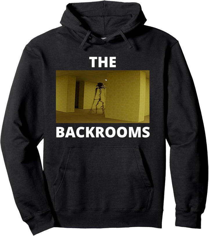 Willkommen bei The Backrooms Creepypasta Meme Pullover Hoodie