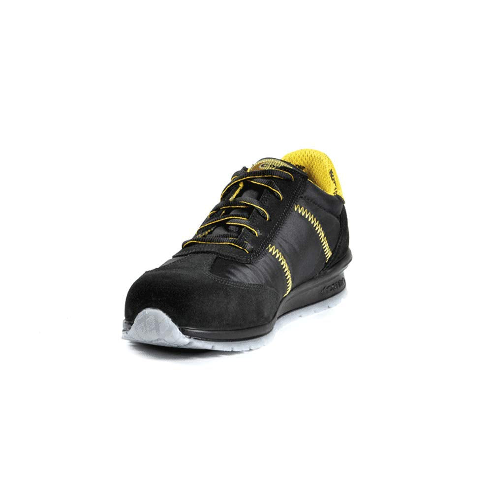 Cofra 78400-000.W41 OWENS S1 P SRC Sicherheitsschuhe, Schwarz/Gelb, Grösse 41 41 EU, 41 EU
