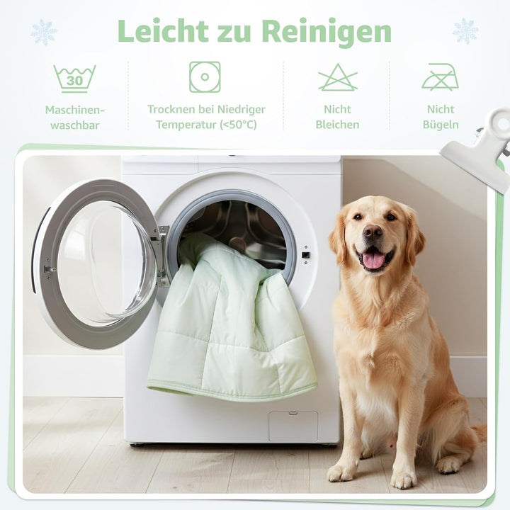 PICK FOR LIFE Kühldecke Hunde Q-MAX>0.4 Waschbare Hundedecke Sommer Doppelseitige Kühlende Haustierd