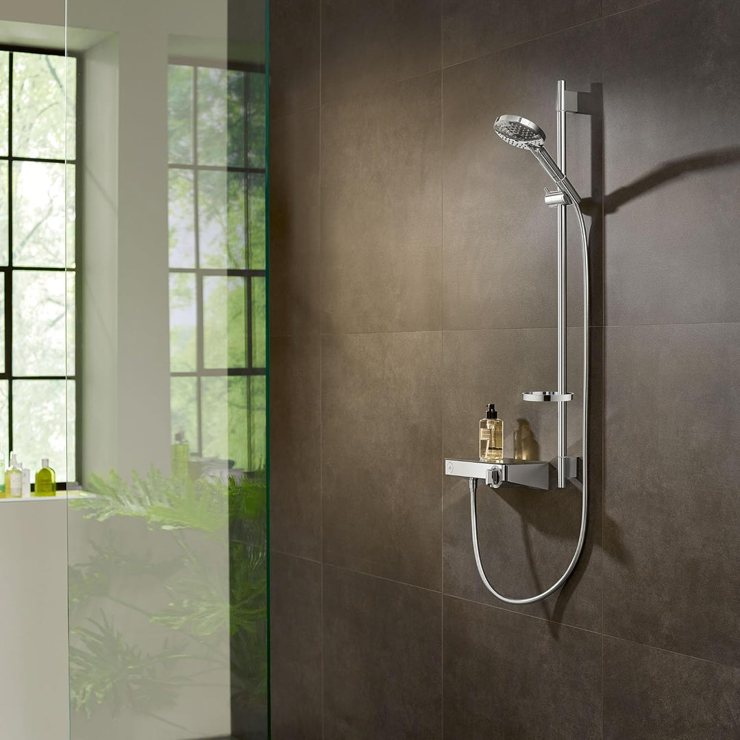 hansgrohe Raindance Select S - wassersparender Duschkopf 8 l/min (EcoSmart), Handbrause mit 3 Strahl