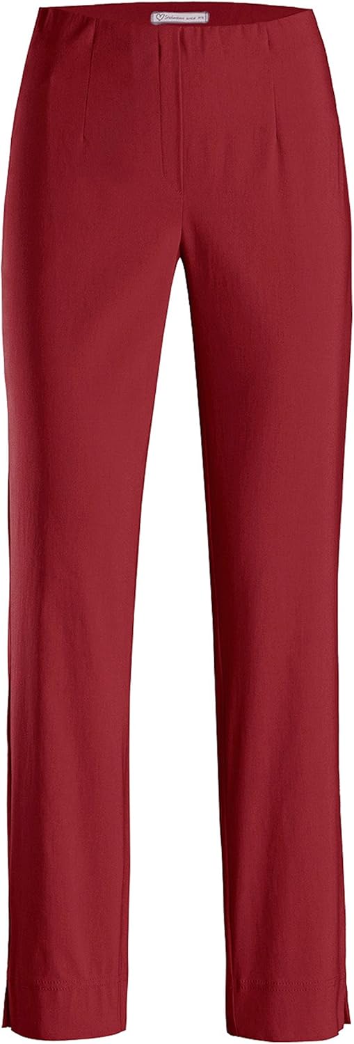 Stehmann, INA-800-14060 Lange gerade geschnittene Stretch-Hose 38 Camel Light, 38 Camel Light