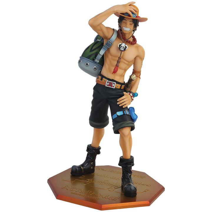 MegaHouse One Piece Portgas D.Ace 10th Limited Version, 23 cm Mehrfarbig, Mehrfarbig