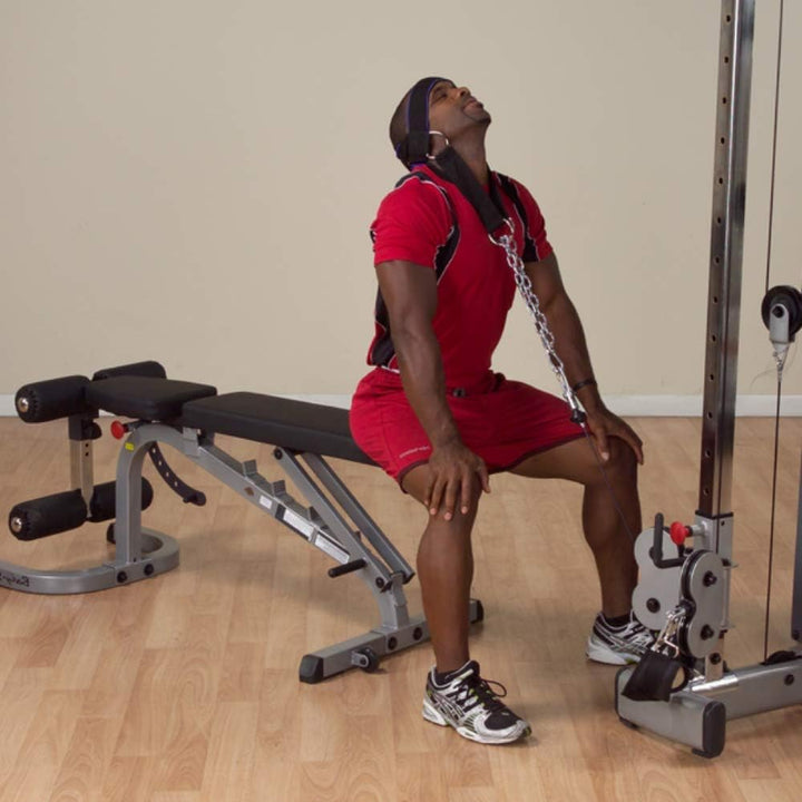 Body-Solid MA-307 Nackentrainer für Kraftstationen, Kabelzug, Seilzug