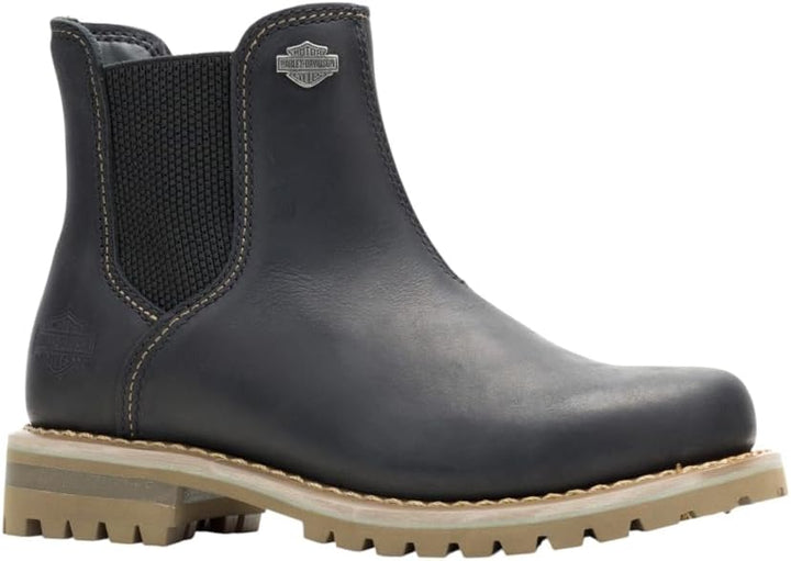 HARLEY-DAVIDSON Footwear Damen Gynger Motorradstiefel 35 EU Schwarz, 35 EU Schwarz