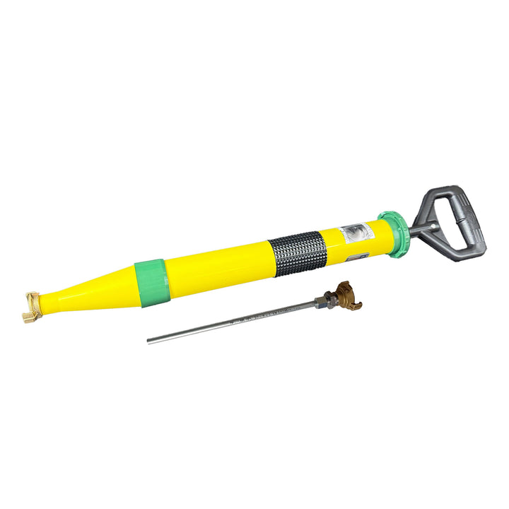 Injektionsset: gerade Handpumpe GEKA + Stahlstutzen 10 mm – für Mörtel, Fugen, Harze und Suspensione