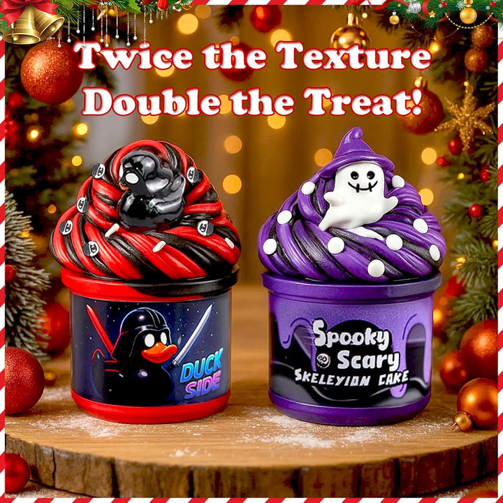 Funewest Slime Adventskalender 2025 – 24 Tage Halloween Schleim Countdown Kalender, Halloween und We